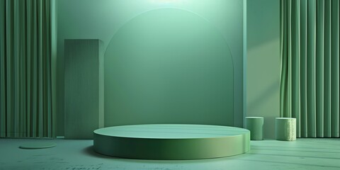 podium stage product 3d render texture plastic green colors, display, stage, podium, platform, texture, render, 3d, abstract, empty, plastic, object, background, stand, design, product, scene, mock up