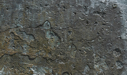 weathered and worn concrete wall 