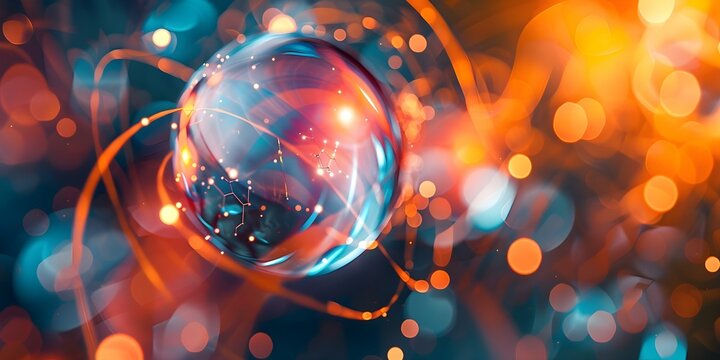 Accelerating Particle Physics A Dynamic Scientific Experiment Exploring Fundamental Principles. Concept Particle Physics, Scientific Experiment, Fundamental Principles, Dynamic Study