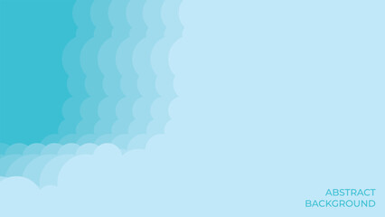 abstract blue cloud background design