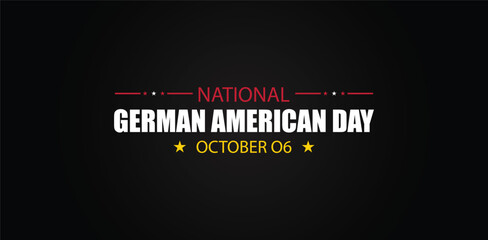 Paying Tribute to German American Culture with Stylish Flag Typography