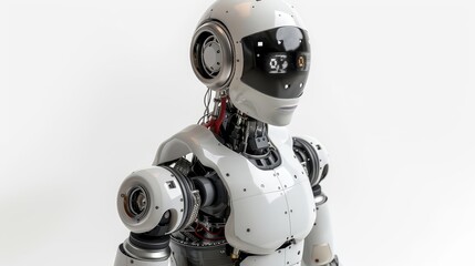 Fototapeta premium robot with a camera attached to its head