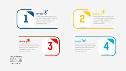 Three Step Infographic label design Vector template with line icons. process steps diagram, presentations, workflow layout, banner, flow chart, info graph vector illustration.