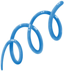 4 of July celebration blue ribbon