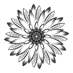 Mandala Art design in circle. Simple mandala design floral mandala art beautiful mandala artwork