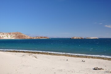 Windy day at Bahia de las Animas, Baja California
