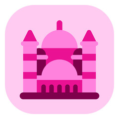 Editable mosque vector icon. Landmark, monument, middle east, religious, building, architecture. Part of a big icon set family. Perfect for web and app interfaces, presentations, infographics, etc