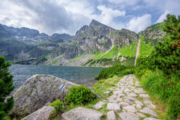 Hala Gąsienicowa - Czarny Staw Gąsienicowy. Tatry.