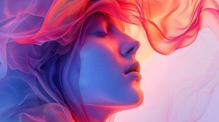 Striking Minimalist Digital Artwork Showcasing Vibrant UI Elements with Clarity and Innovation