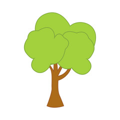 Tree Shape Cartoon