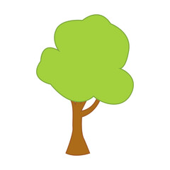 Tree Shape Cartoon