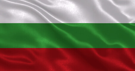 Bulgria waving flag
