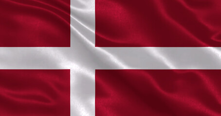 flag of denmark waving