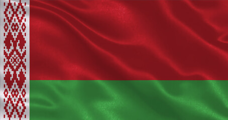 Belarus waving flag