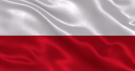 Poland waving flag