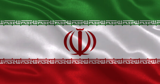 Iran waving flag