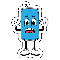 Drinking Can Cartoon