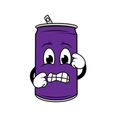Drinking Can Cartoon