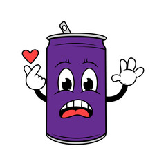 Drinking Can Cartoon