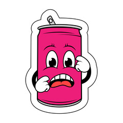 Drinking Can Cartoon