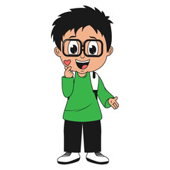 Cute Boy cartoon