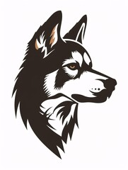 Elegant canine grooming emblem, merging fashion and nurturing for your beloved pets.