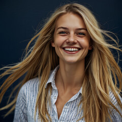 portrait of a woman smiling 