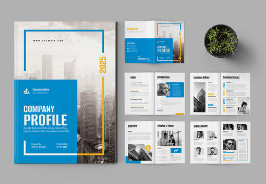 Company Profile Template Layout