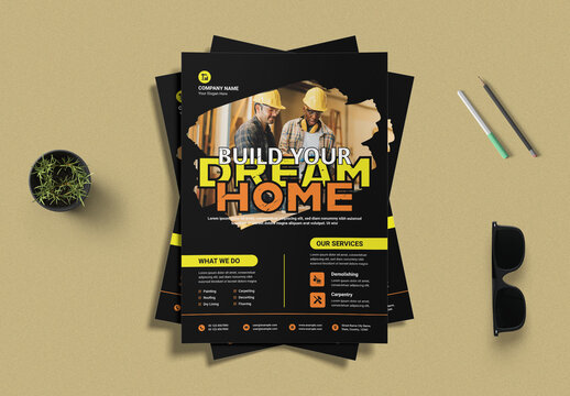 Construction Flyer Layout