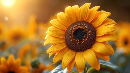 Fototapeta premium sunflower in the sun