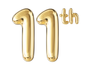 Anniversary Gold Number 11