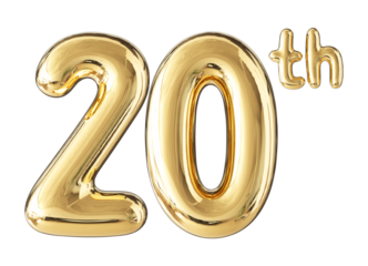 Anniversary Gold Number 20