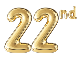 Anniversary Gold Number 22