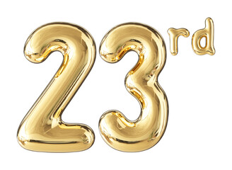 Anniversary Gold Number 23