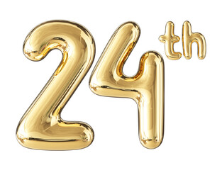 Anniversary Gold Number 24