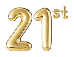 Anniversary Gold Number 21