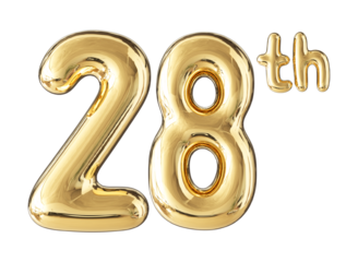 Anniversary Gold Number 28