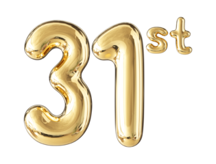 Anniversary Gold Number 31