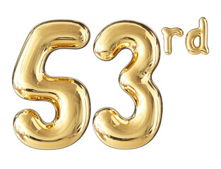 Anniversary Gold Number 53