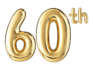 Anniversary Gold Number 60