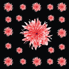 seamless  with flowers