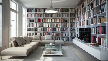 library room with books
