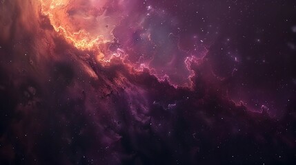 Obraz premium Cosmic Clouds and Stars