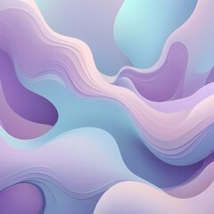 Soft Pastel Fluid Shapes
