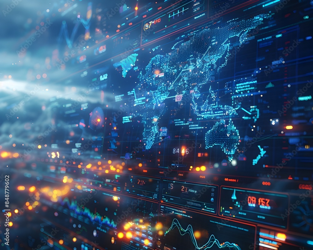 Poster ai driven weather forecasting and real time data visualization for intelligent decision making