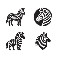 Zebra Vector Design, Animal Design, Vector, Illustration