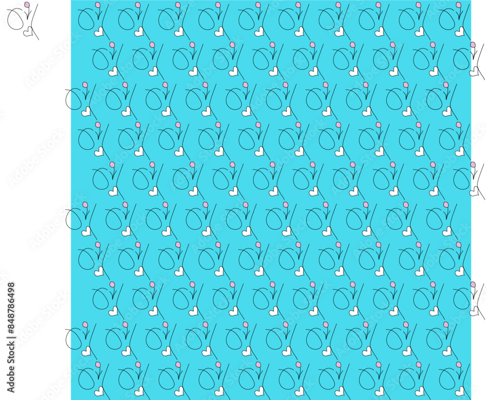 Poster seamless pattern with circles