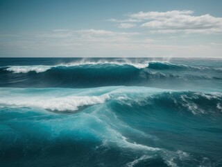 Fototapeta premium waves on the beach
