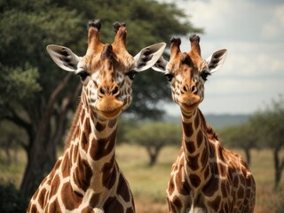 Obraz premium giraffe in the zoo