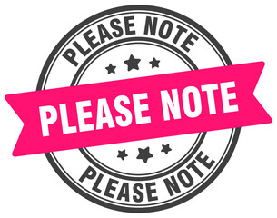 please note stamp. please note label on transparent background. round sign